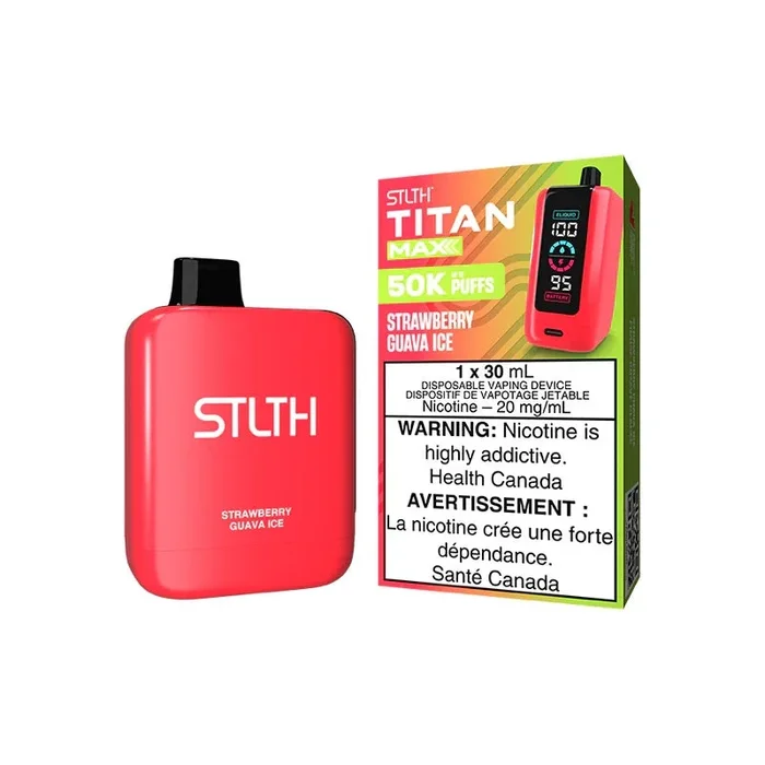 STLTH Titan Max Disposable – Strawberry Guava Ice (ON)