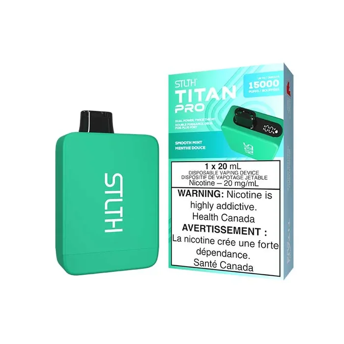 STLTH Titan PRO Disposable – Smooth Mint (ON)