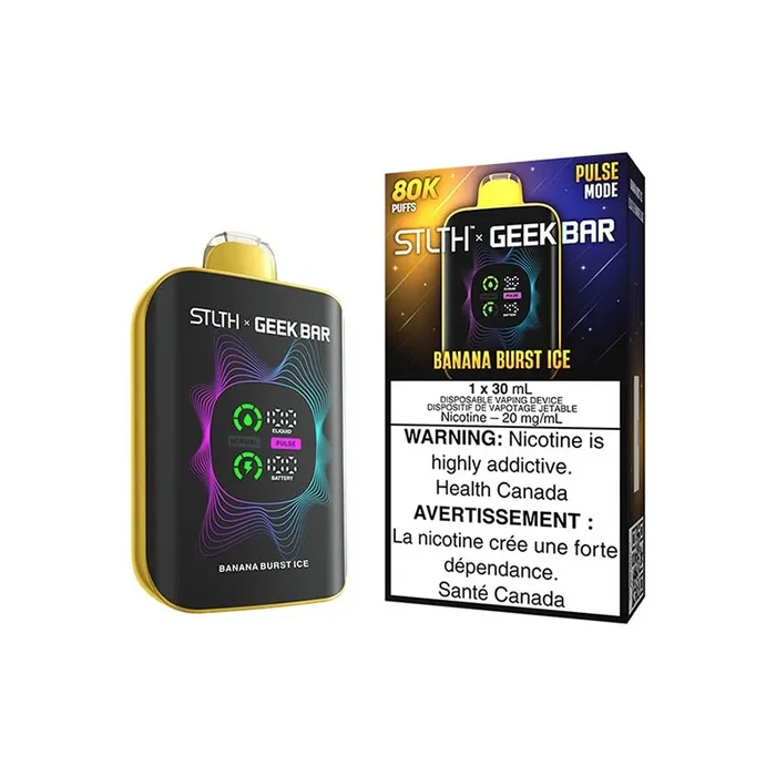 STLTH x Geek Bar 80K Disposable – Banana Burst Ice