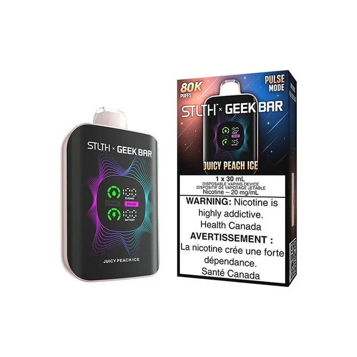 STLTH x Geek Bar 80K Disposable – Juicy Peach Ice
