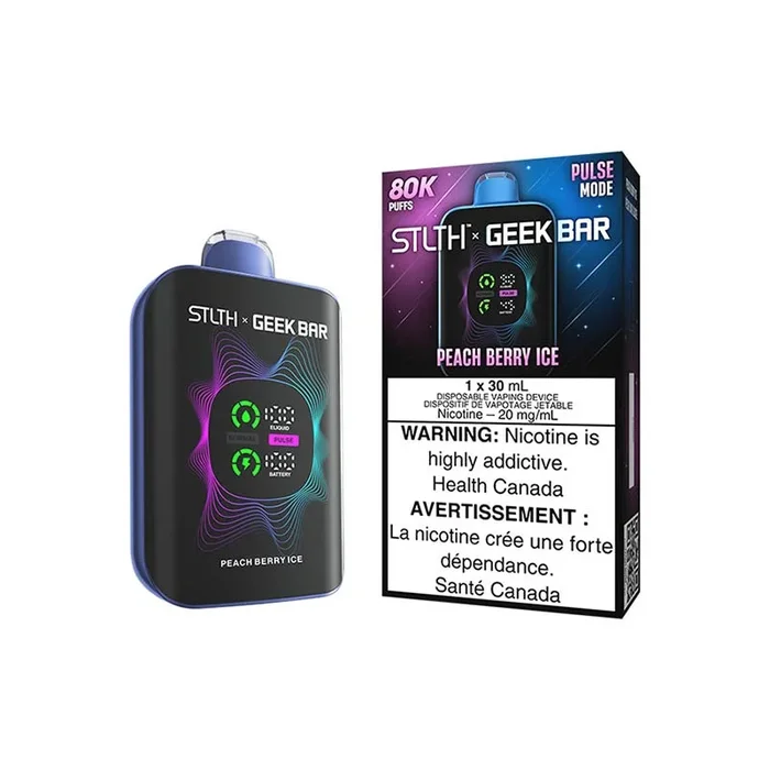 STLTH x Geek Bar 80K Disposable – Peach Berry Ice (AB)