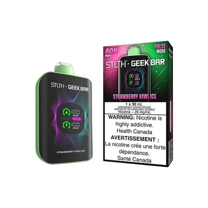 STLTH x Geek Bar 80K Disposable – Strawberry Kiwi Ice (MB)