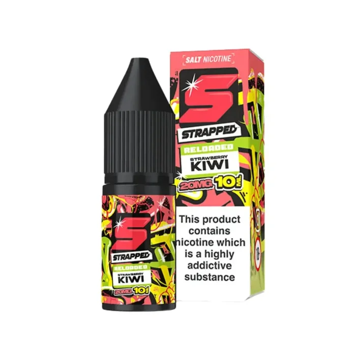 Strapped Reloaded Strawberry Kiwi 10ml Nic Salt