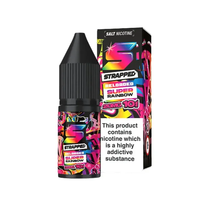 Strapped Reloaded Super Rainbow 10ml Nic Salt