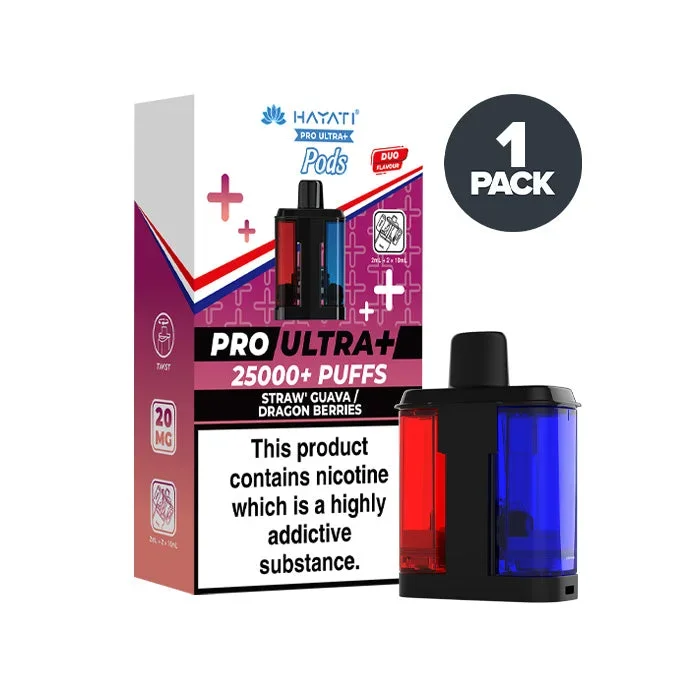 Straw’ Guava / Dragon Berries Hayati Pro Ultra Plus Refill Pack