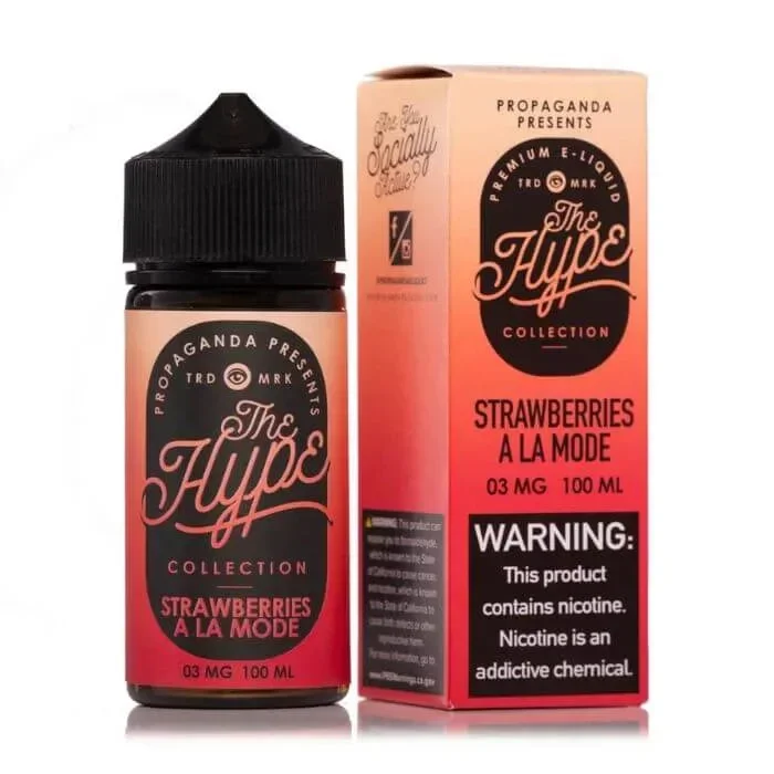 Strawberries a La Mode E-Liquid by Propaganda The Hype
