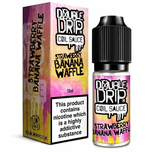 Strawberry and Banana Waffle by Double Drip