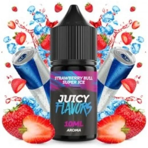 Strawberry Bull Super Ice 10ml (Longfill) (Juicy Flavors)