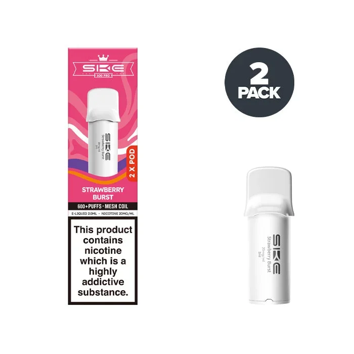 Strawberry Burst SKE Crystal 600 Pro Prefilled Pod