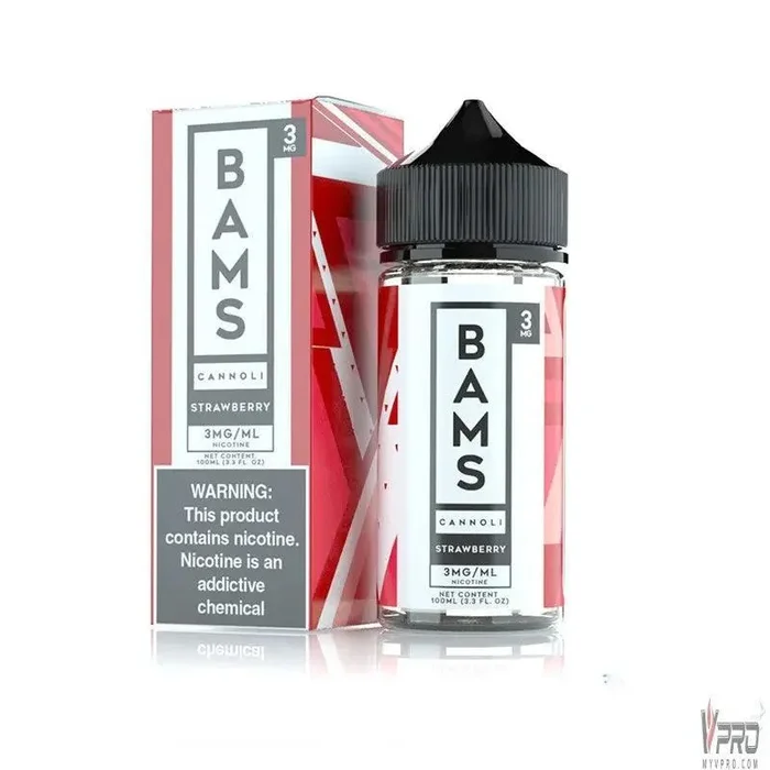 Strawberry Cannoli – Bam Bam’s Cannoli 100mL