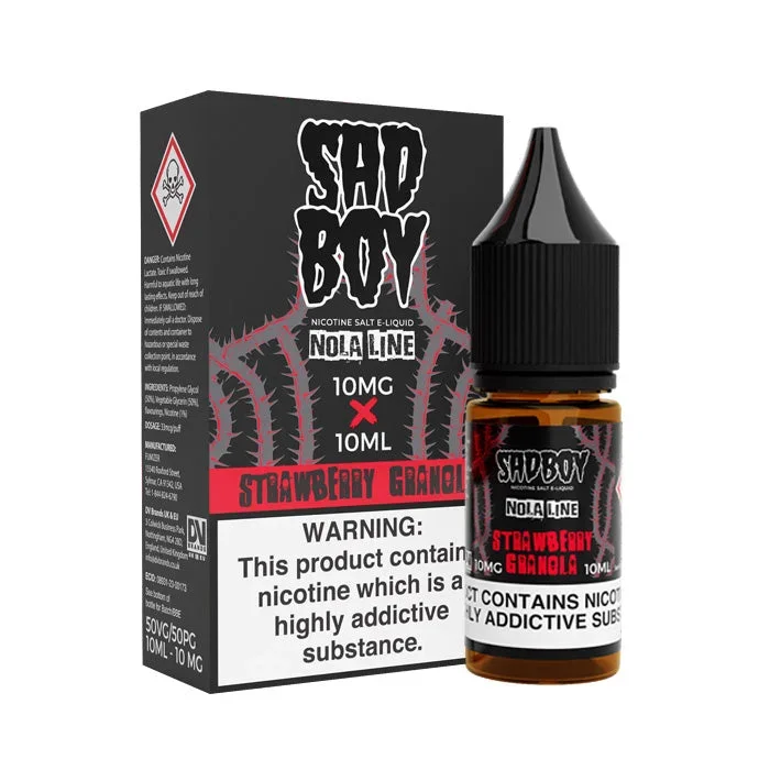 Strawberry Granola Nic Salt E-Liquid By Sadboy
