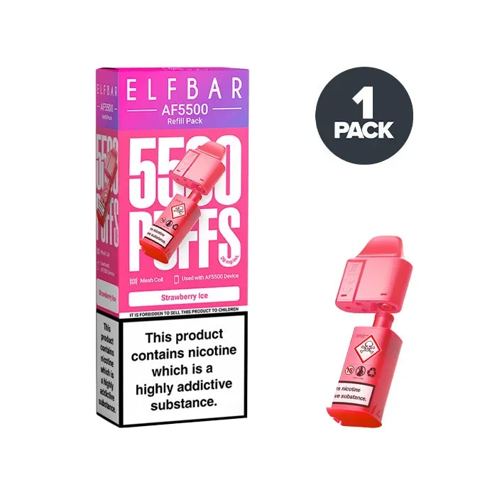 Strawberry Ice Elf Bar AF5500 Refill Pack