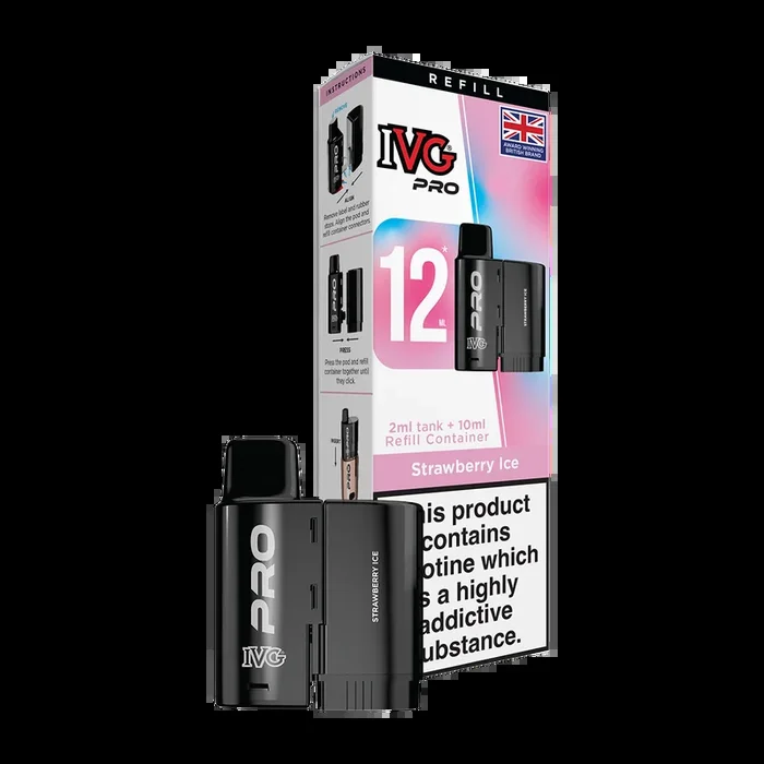 Strawberry Ice IVG Pro 12 Refill Pack