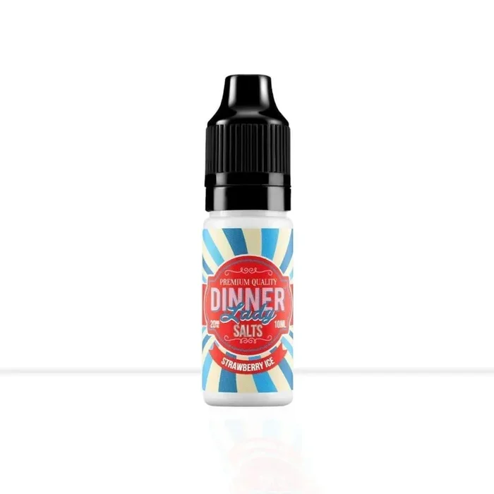 Strawberry Ice Nic Salt E-Liquid Dinner Lady