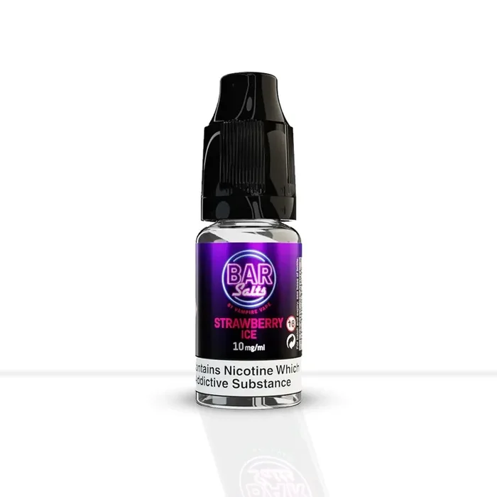 Strawberry Ice Nic Salt E Liquid Vampire Vape Bar Salts