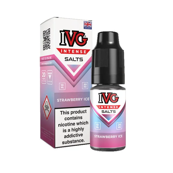 Strawberry Ice Nicotine Salt by IVG Intense