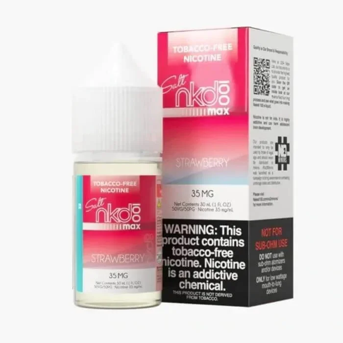 Strawberry Ice Nicotine Salt by Naked 100 Max