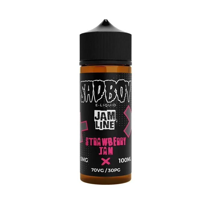 Strawberry Jam 100ml Shortfill E-Liquid by Sadboy