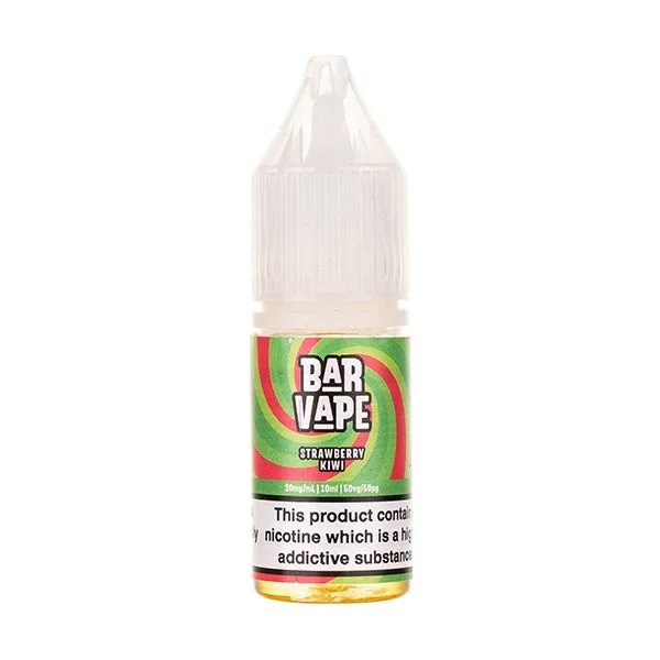 Strawberry Kiwi Nic Salt E-Liquid by Bar Vape