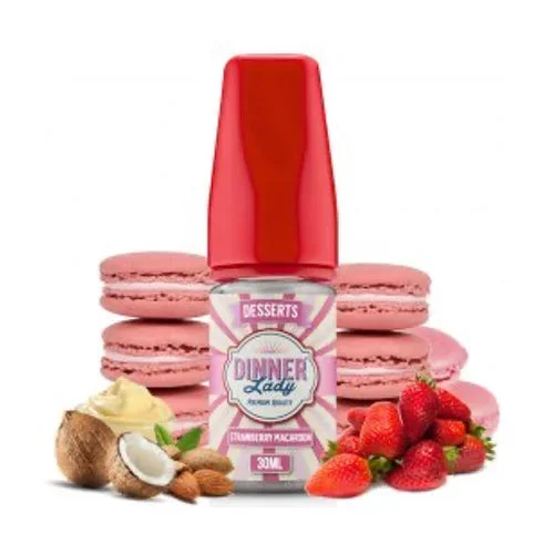 Strawberry Macaroon 30ml (Aroma) (Dinner Lady)