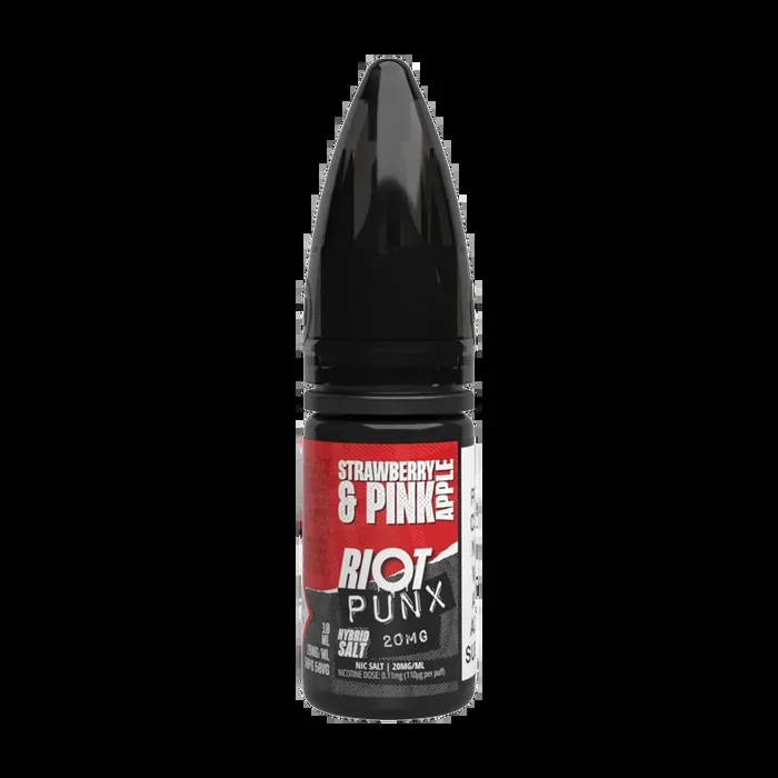 Strawberry Pink Apple Riot Punx Nic Salt