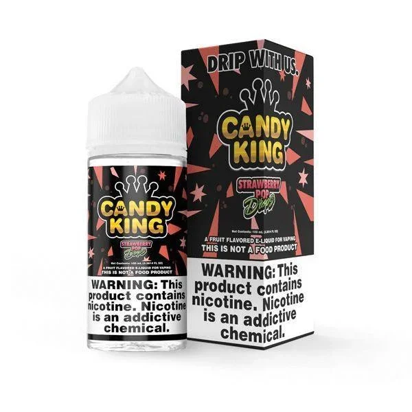 Strawberry Pop Drops – Candy King 100ml