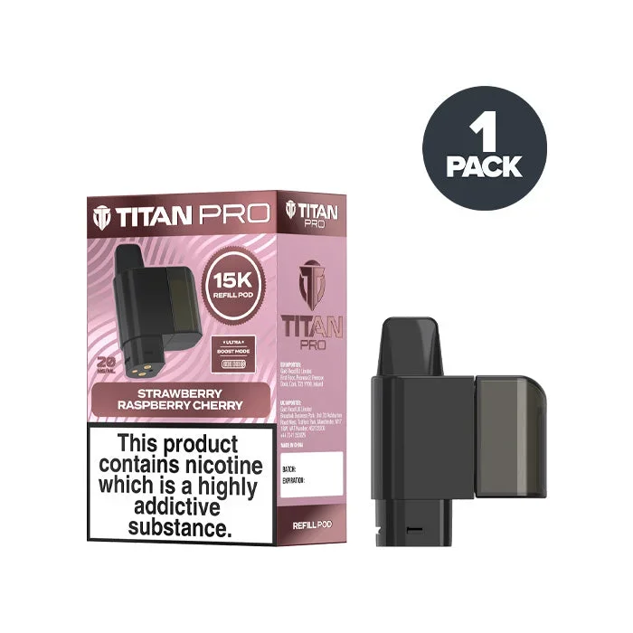Strawberry Raspberry Cherry Titan Pro 15K Refill Pack