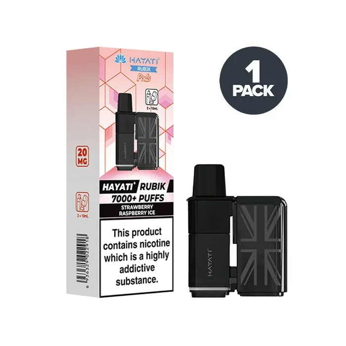Strawberry Raspberry Ice Hayati Rubik 7000 Prefilled Pods