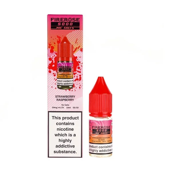 Strawberry Raspberry Nic Salt E-Liquid by Elux Firerose 5000