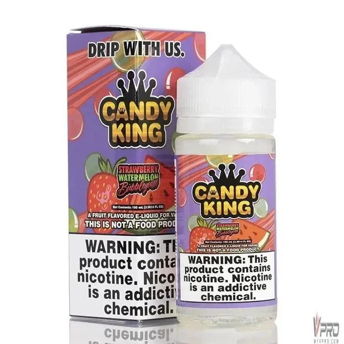 Strawberry Watermelon Bubble Gum – Candy King 100mL