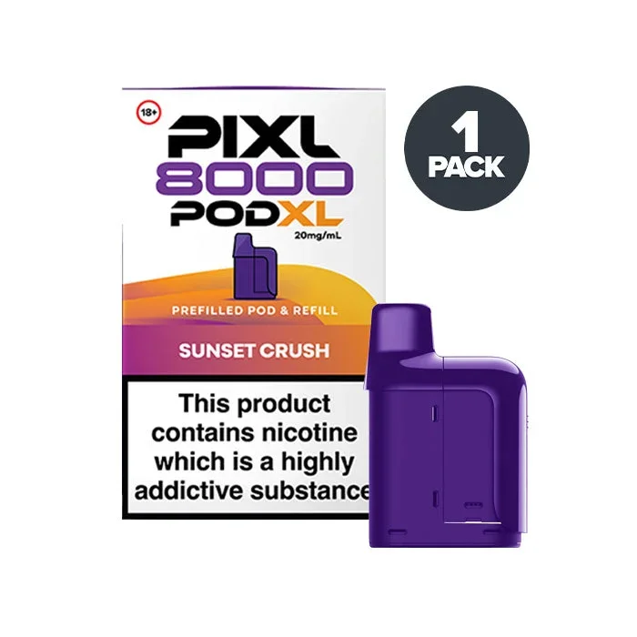 Sunset Crush PIXL 8000 Prefilled Pods