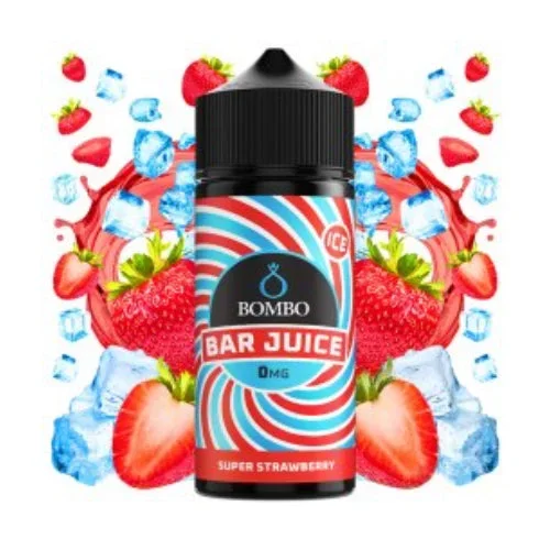 Super Strawberry Ice 100ml (Bar Juice by Bombo)
