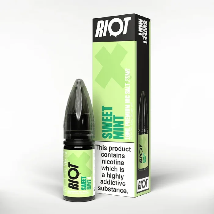 Sweet Mint Nic Salt E-Liquid by Riot X