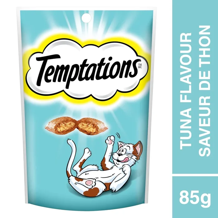 Temptations Treats for Cats Tempting Tuna Flavour, 85 g