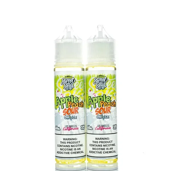 The Finest E-Liquid – Sweet & Sour – Apple Peach Sour On Ice – 120ml
