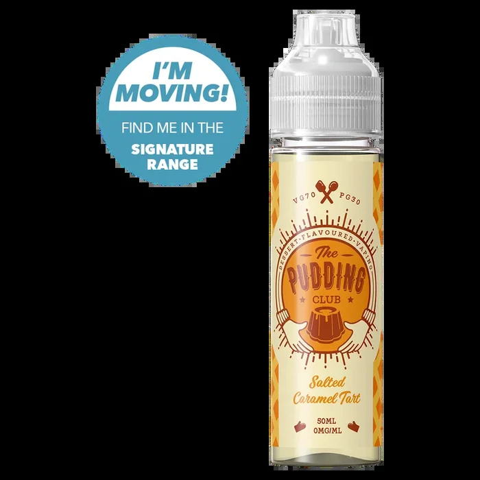The Pudding Club Salted Caramel Tart Short Fill – 50ml