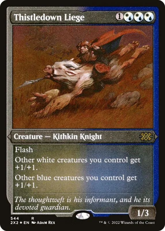 Thistledown Liege (Foil Etched) (544) (2X2)