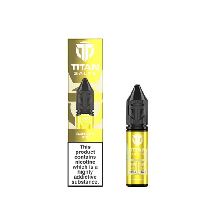 Titan Vape Banana Ice 10ml Nic Salt E-liquid