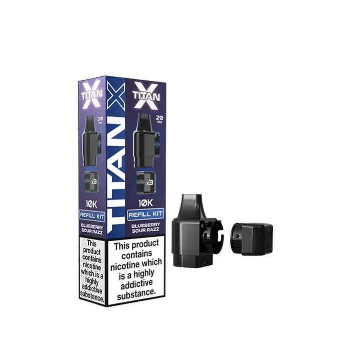 Titan X Blueberry Sour Razz Refill Pods