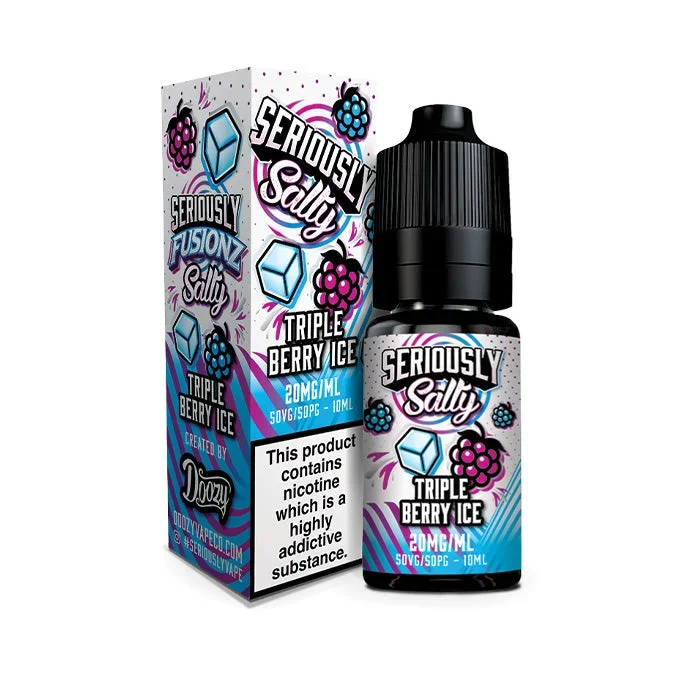 Triple Berry Ice 10ml Nic Salt E-Liquid by Seriously Fusionz