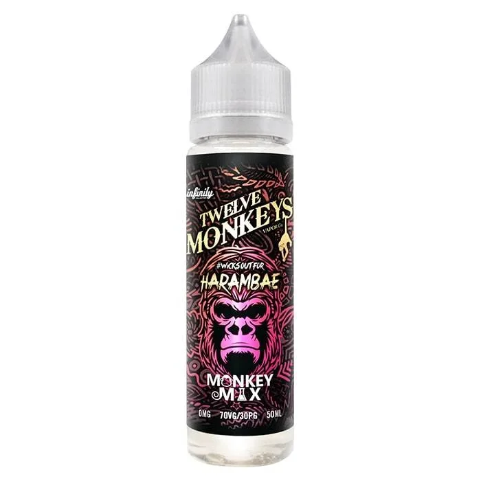Twelve Monkeys Co – Harambae 50ml Short Fill E-Liquid