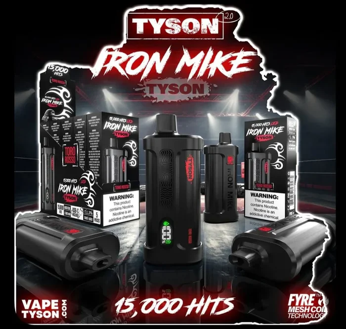 TYSON IRON MIKE 15000 PUFF DISPOSABLE VAPE