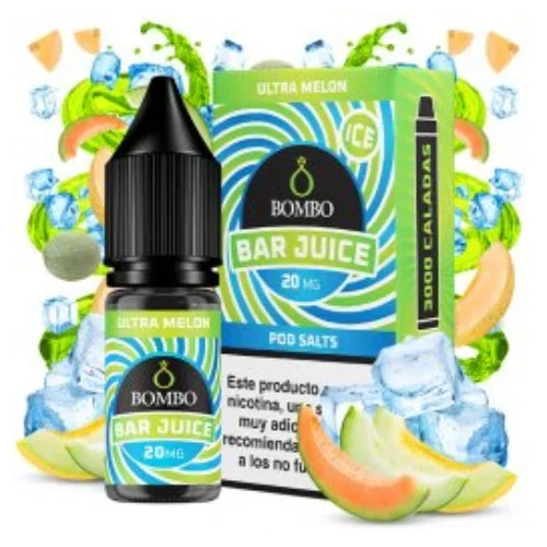 Ultra Melon Ice 10ml (Sales de nicotina) (Bar Juice by Bombo)