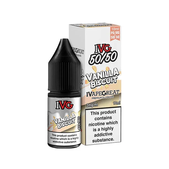 Vanilla Biscuit 10ml E-Liquid by IVG 50/50