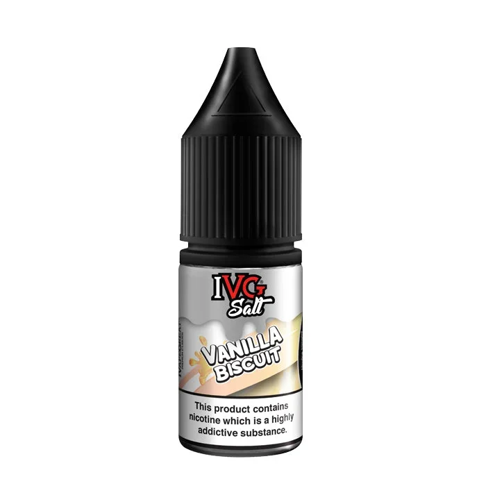 Vanilla Biscuit 10ml Nic Salt E-Liquid by IVG