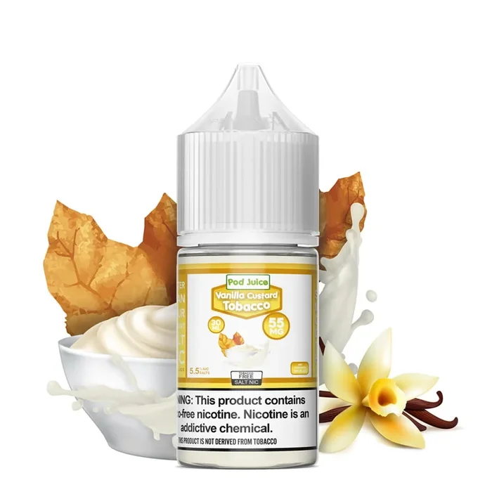 Vanilla Custard Tobacco By Pod Juice 55