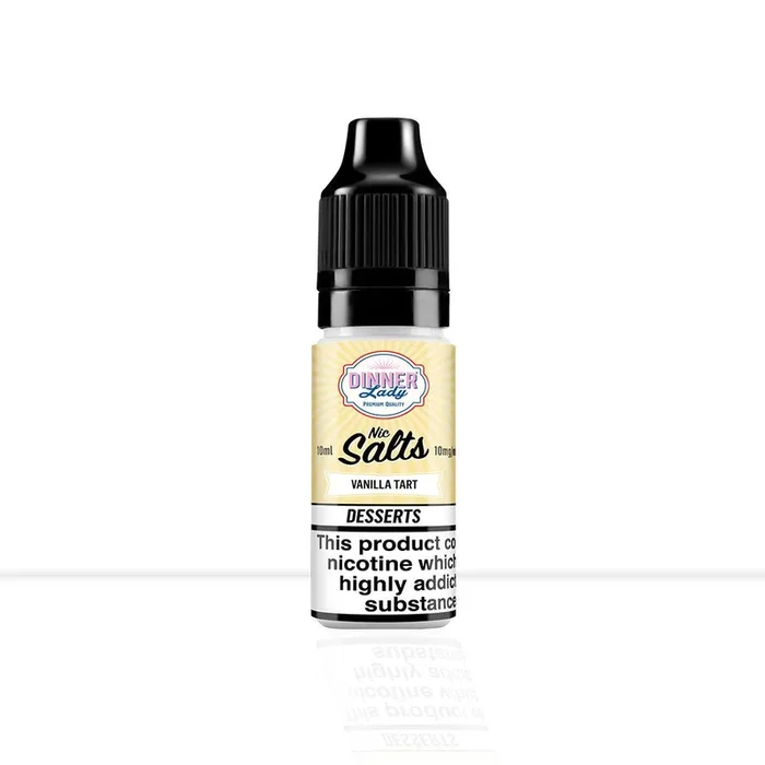 Vanilla Tart Nic Salt E-Liquid Dinner Lady