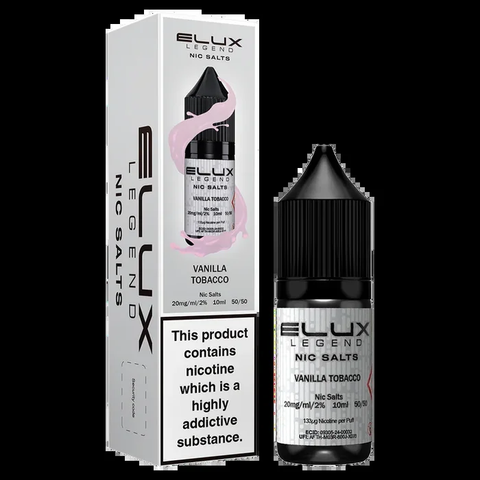 Vanilla Tobacco Nic Salt by Elux 10ml
