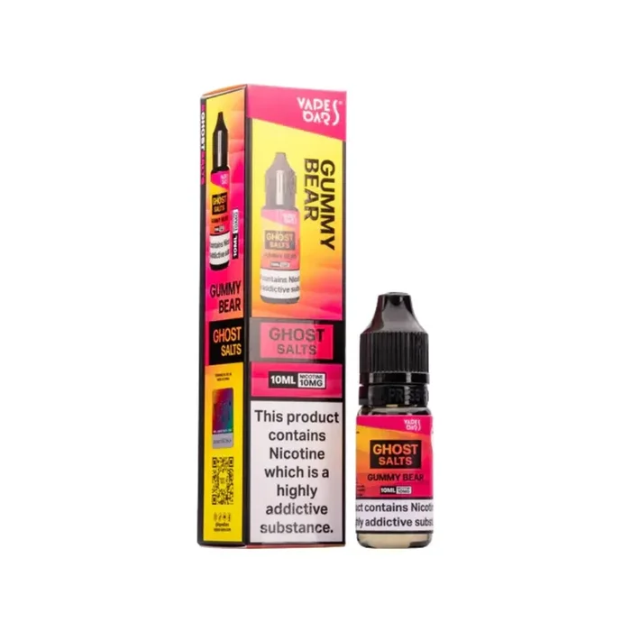 Vapes Bars Ghost Gummy Bear 10ml Nic Salt E-liquid