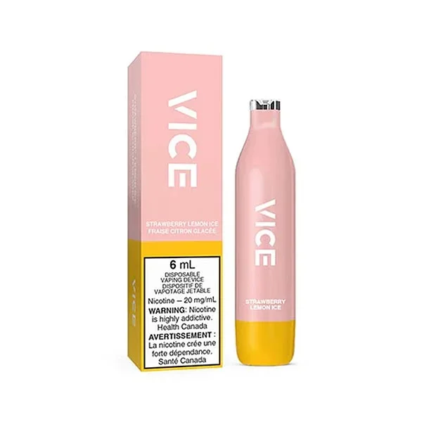 VICE 2500 Puffs Disposable – Strawberry Lemon Ice